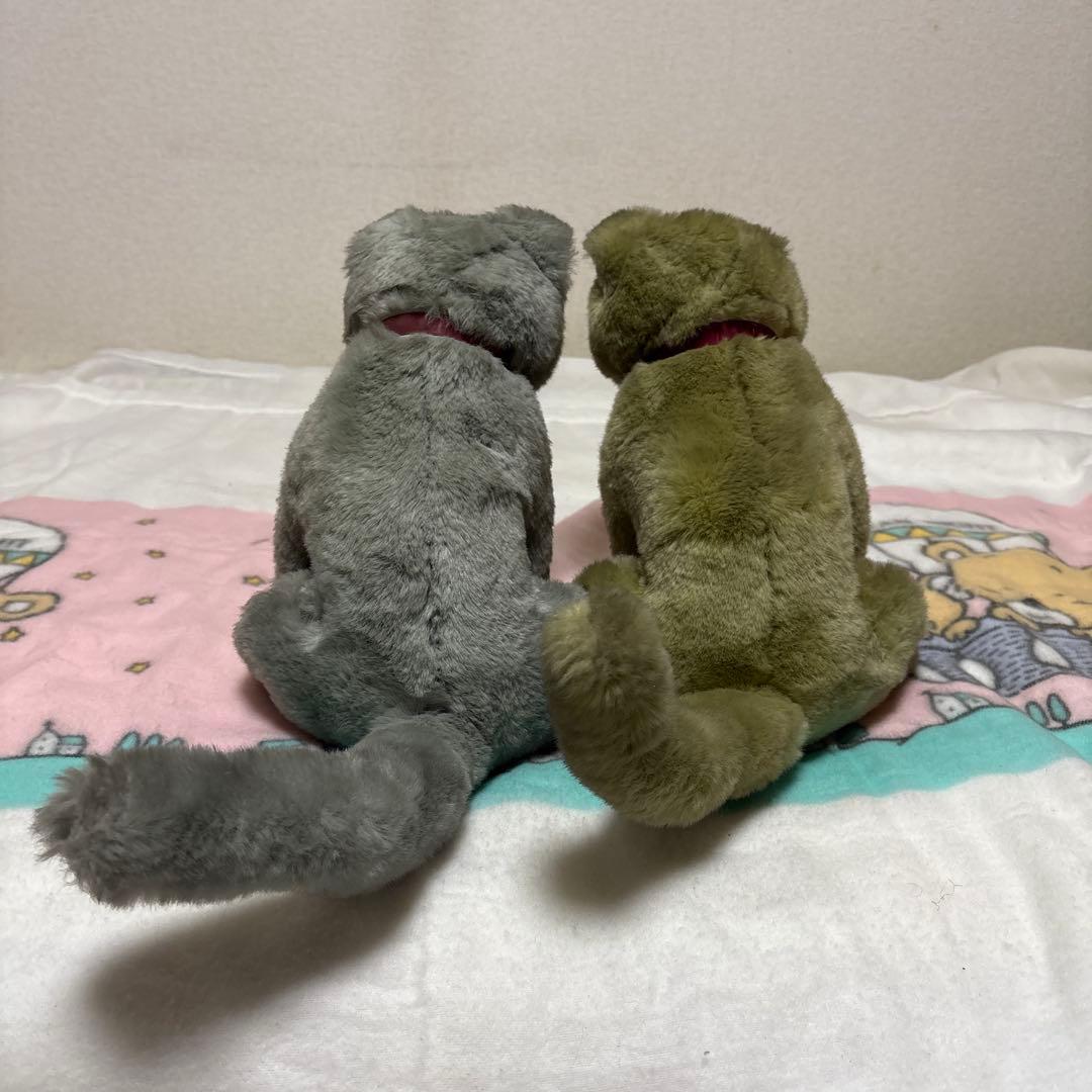 オリエンタルトーイ 猫 ぬいぐるみ 2こ 中古品 バラ売り不可