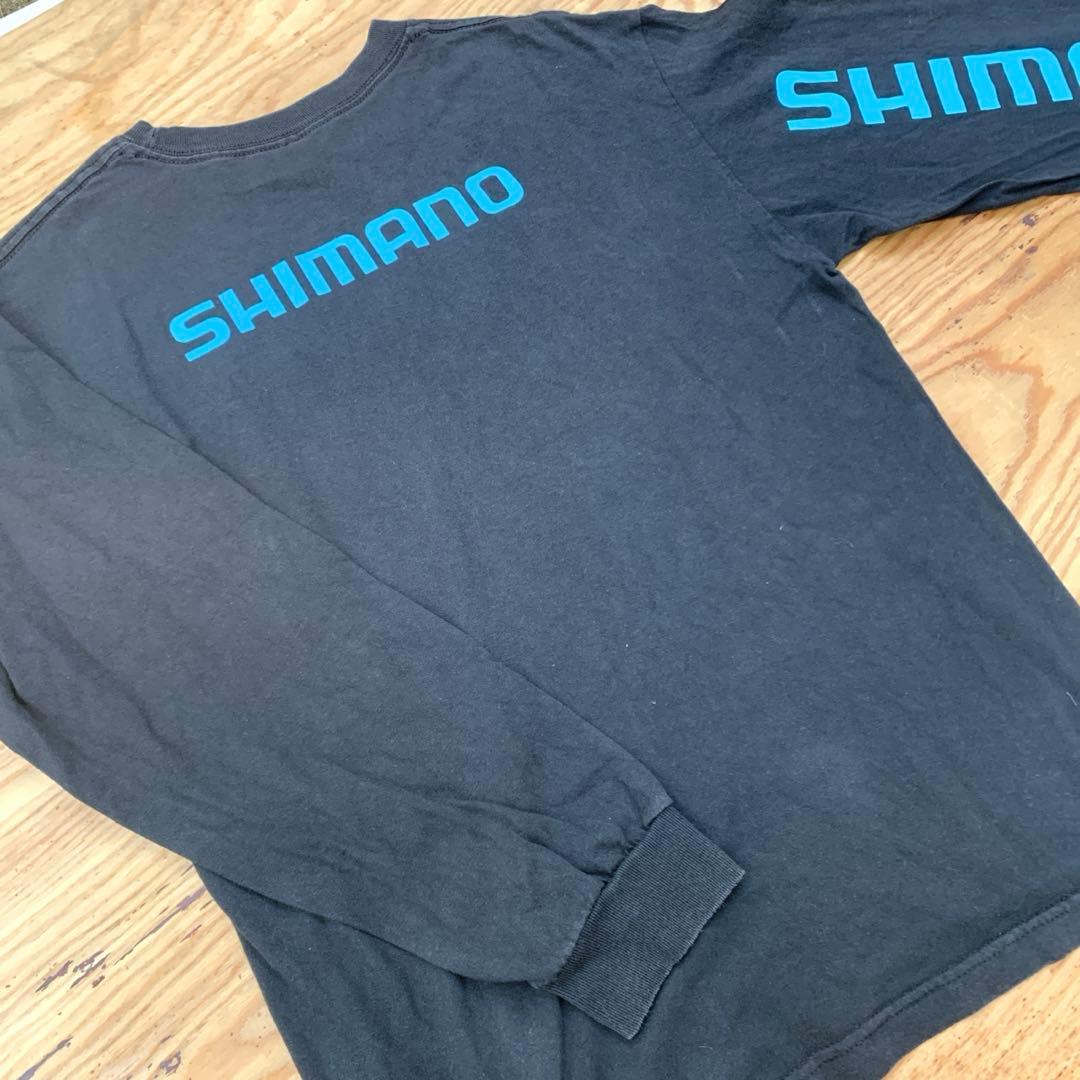 SHIMANO★シマノ★両面プリント★袖プリント★長袖★ロンT★フィッシング★M