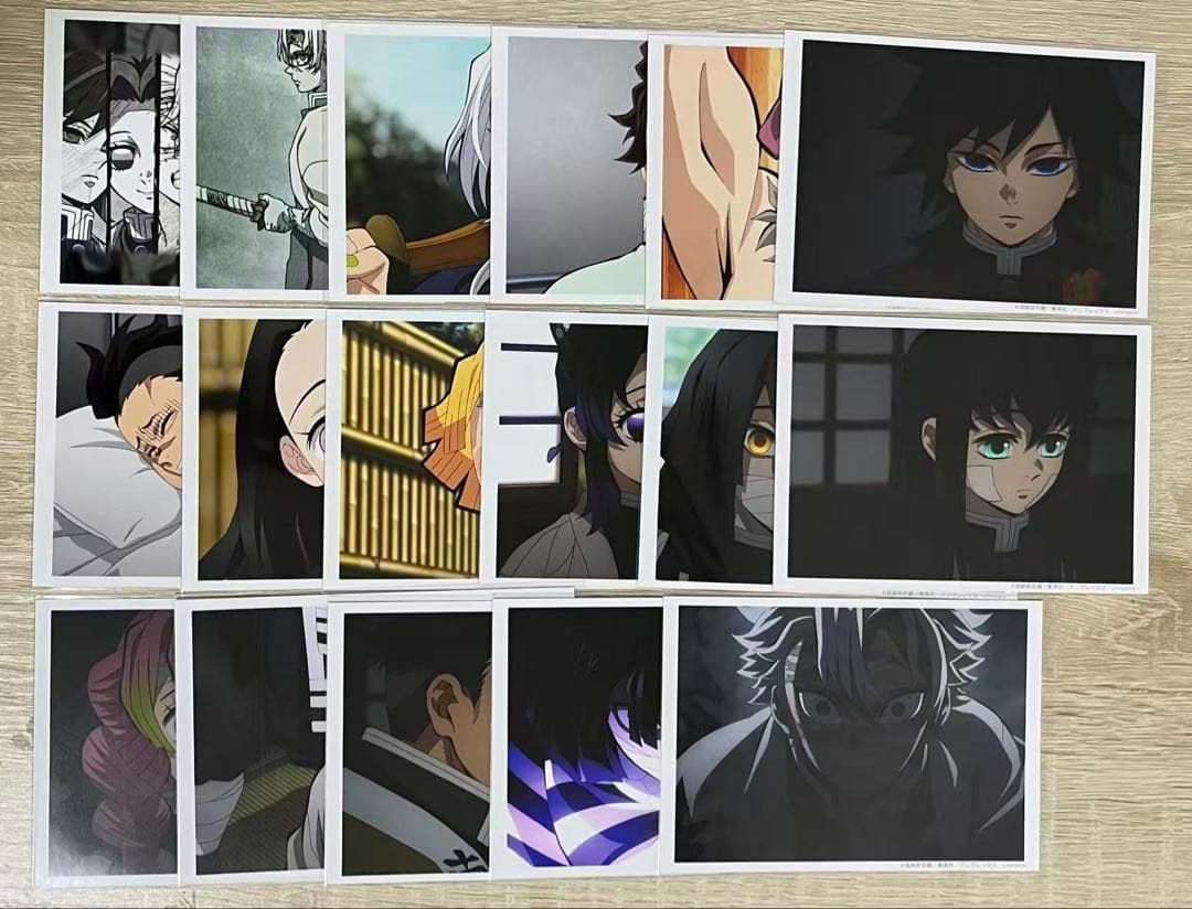 鬼滅の刃 場面写ブロマイドくじ 柱稽古 第一話 コンプリート17枚セット