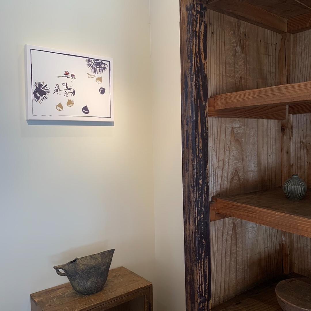 訳あり5点SETアートパネルインテリア絵画壁掛け北欧風水四季北欧モダン留め具付き