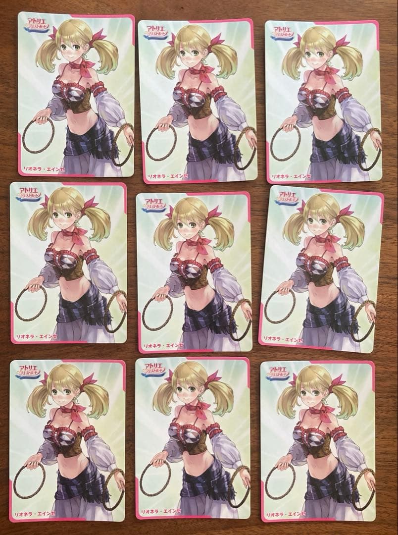 美少女モバゲー　ロロナ　リオネラ　アトリエ　プロモカード