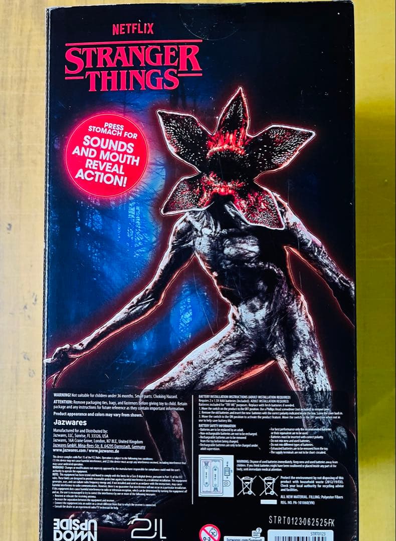 ストレンジャーシングス デモゴルゴン ぬいぐるみ 30cm 公式ライセンス商品