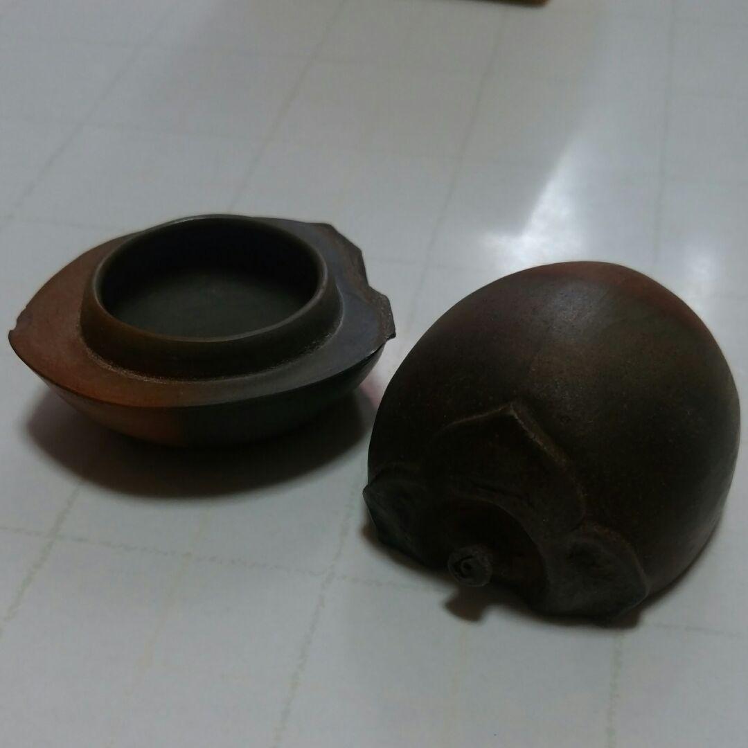 備前焼　小西陶古作香合