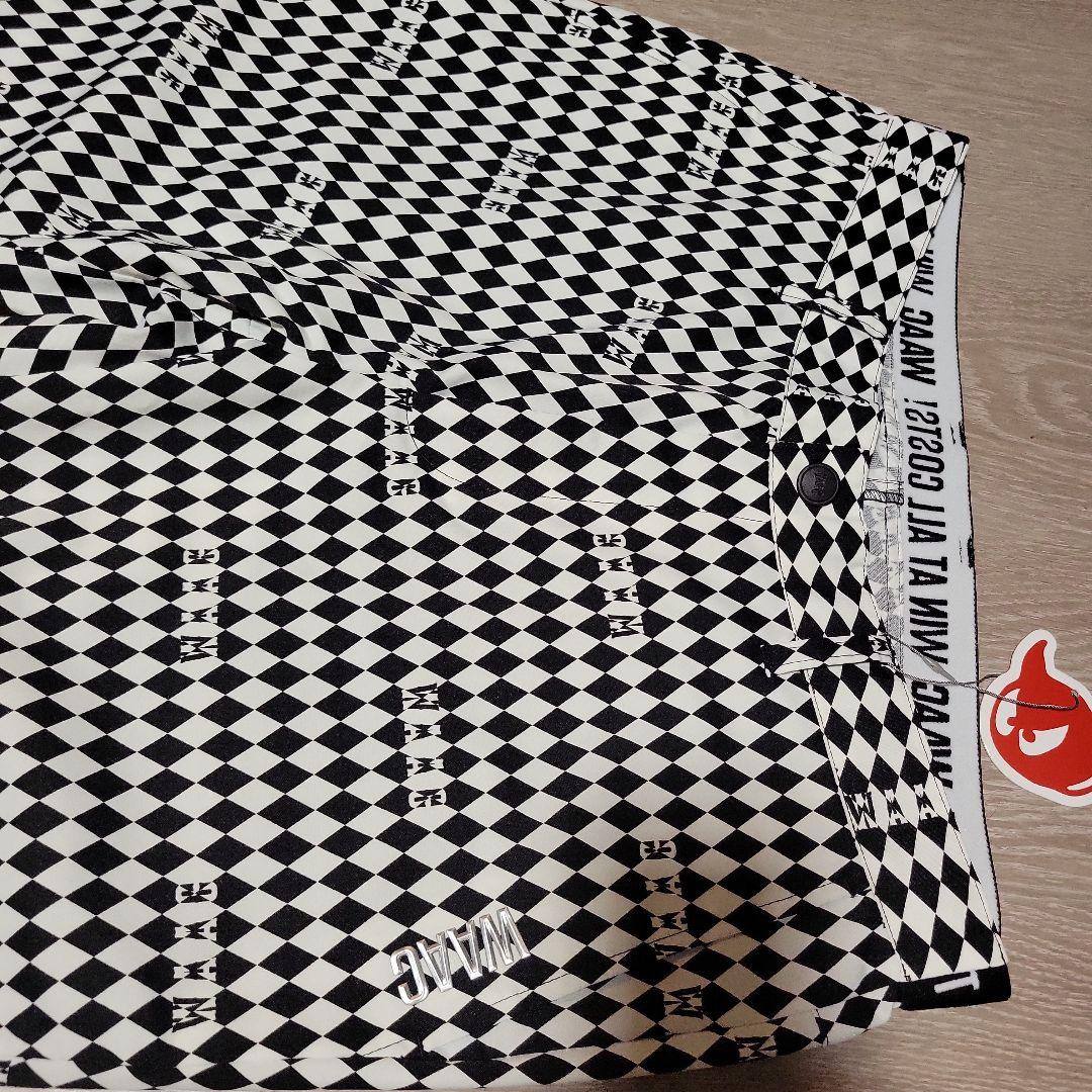 WAAC 白黒チェック柄パンツ サイズ3