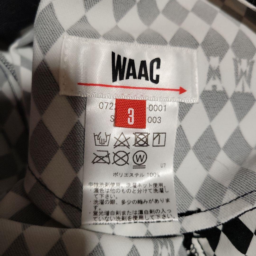 WAAC 白黒チェック柄パンツ サイズ3