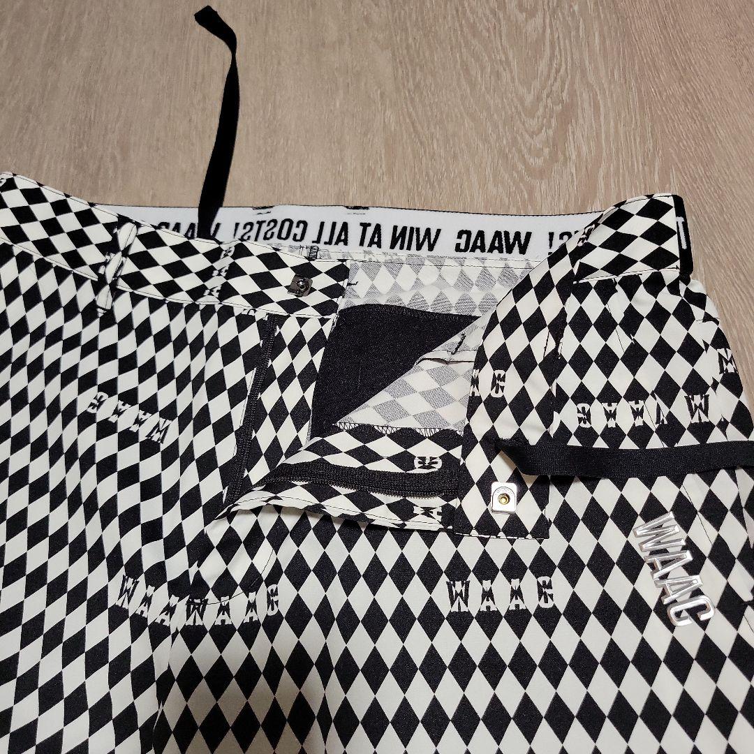 WAAC 白黒チェック柄パンツ サイズ3