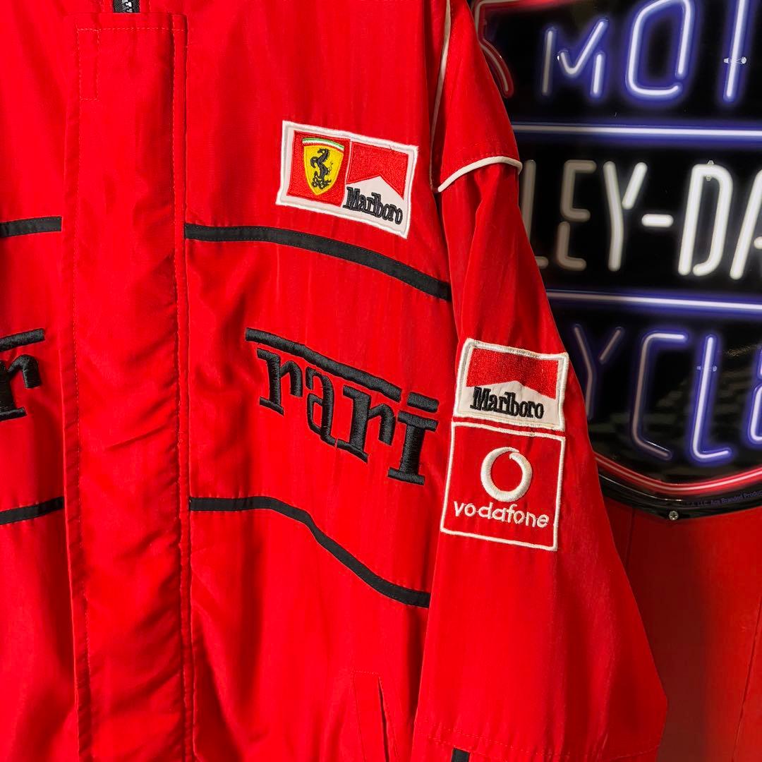 Ferrari×Marlboro ナイロンレーシングジャケット　フルデコ