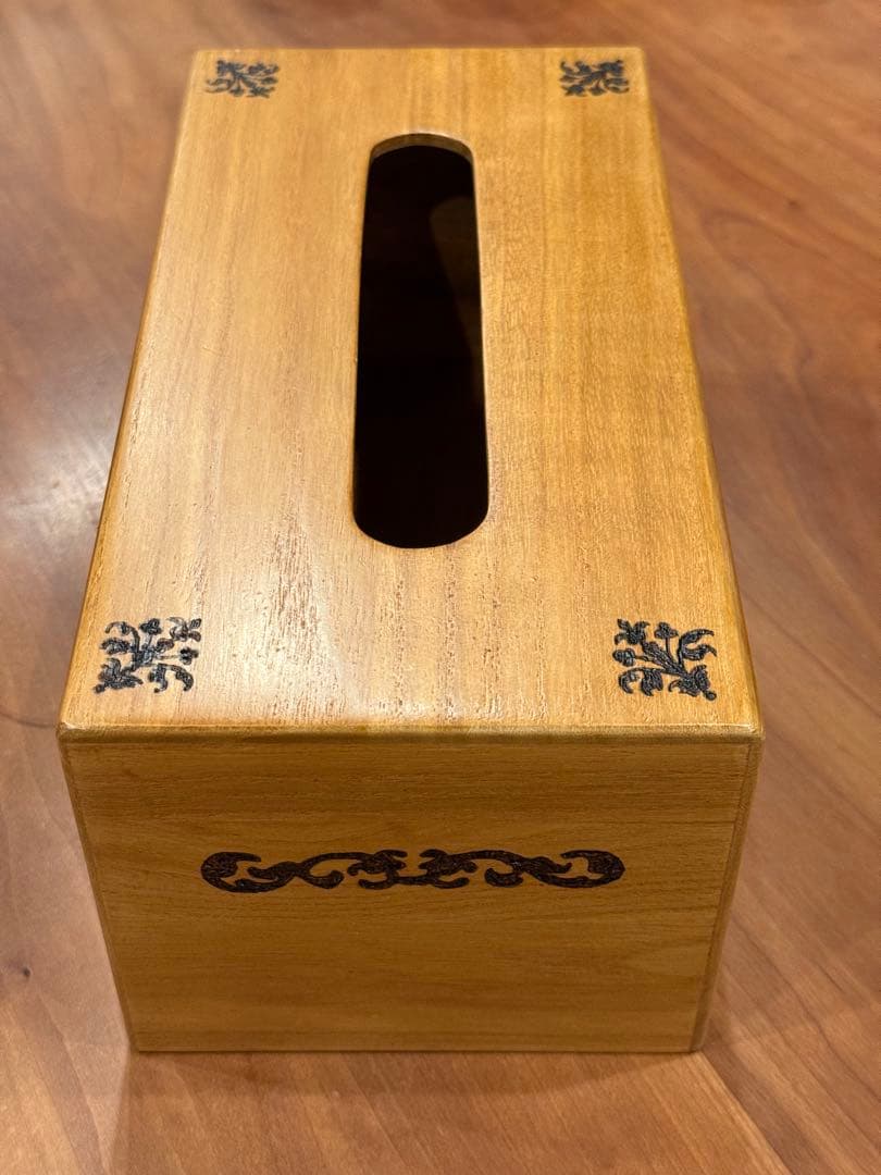 【希少・美品】コントラバス 木製ティシューケース イタリア製