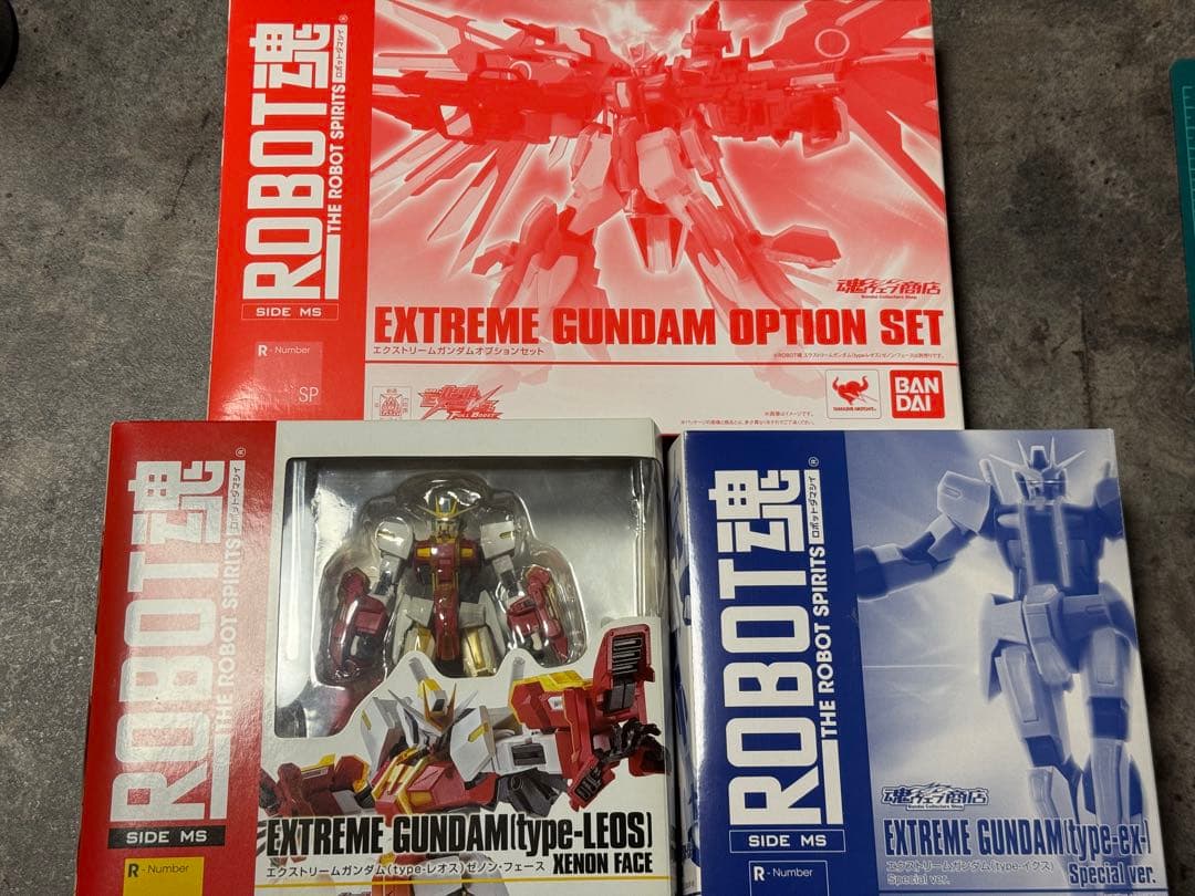 【中古】 ROBOT魂エクストリームガンダムセット