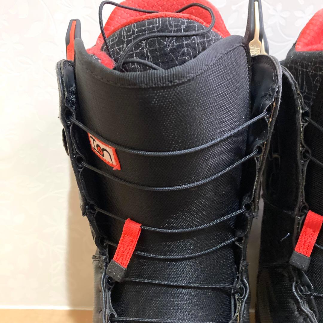 人気✨Burton ION スノーボードブーツ 27.0cm ブラック レッド
