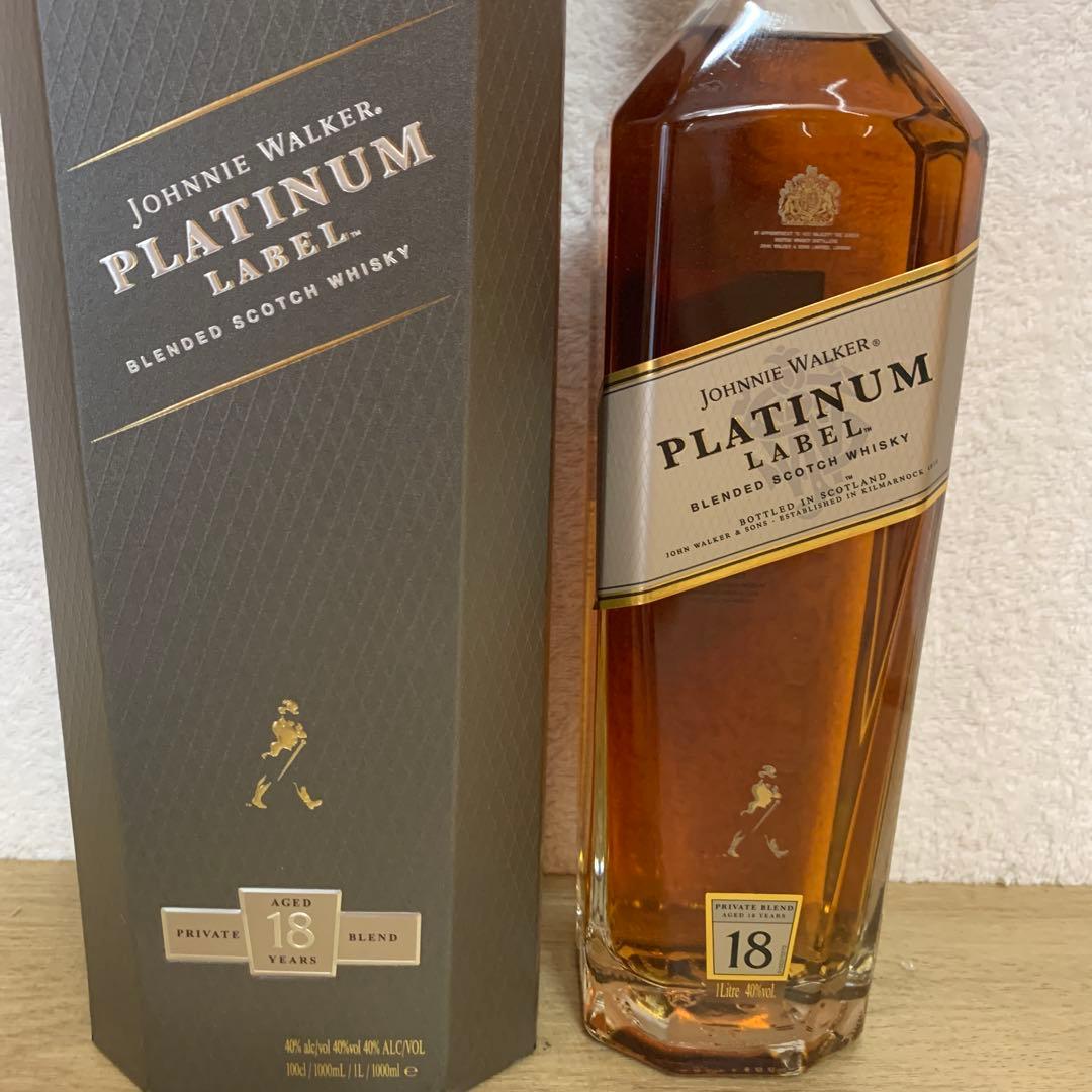 古酒ジョニー・ウォーカー プラチナムラベル 18年1000ml