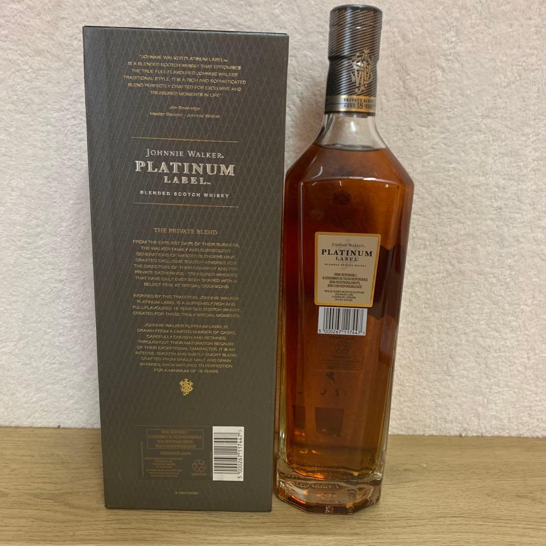 古酒ジョニー・ウォーカー プラチナムラベル 18年1000ml