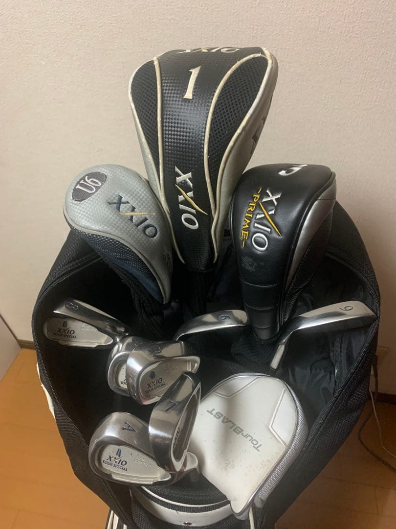 XXIO 11本 フルセット クラブセット キャディバック付き 送料無料