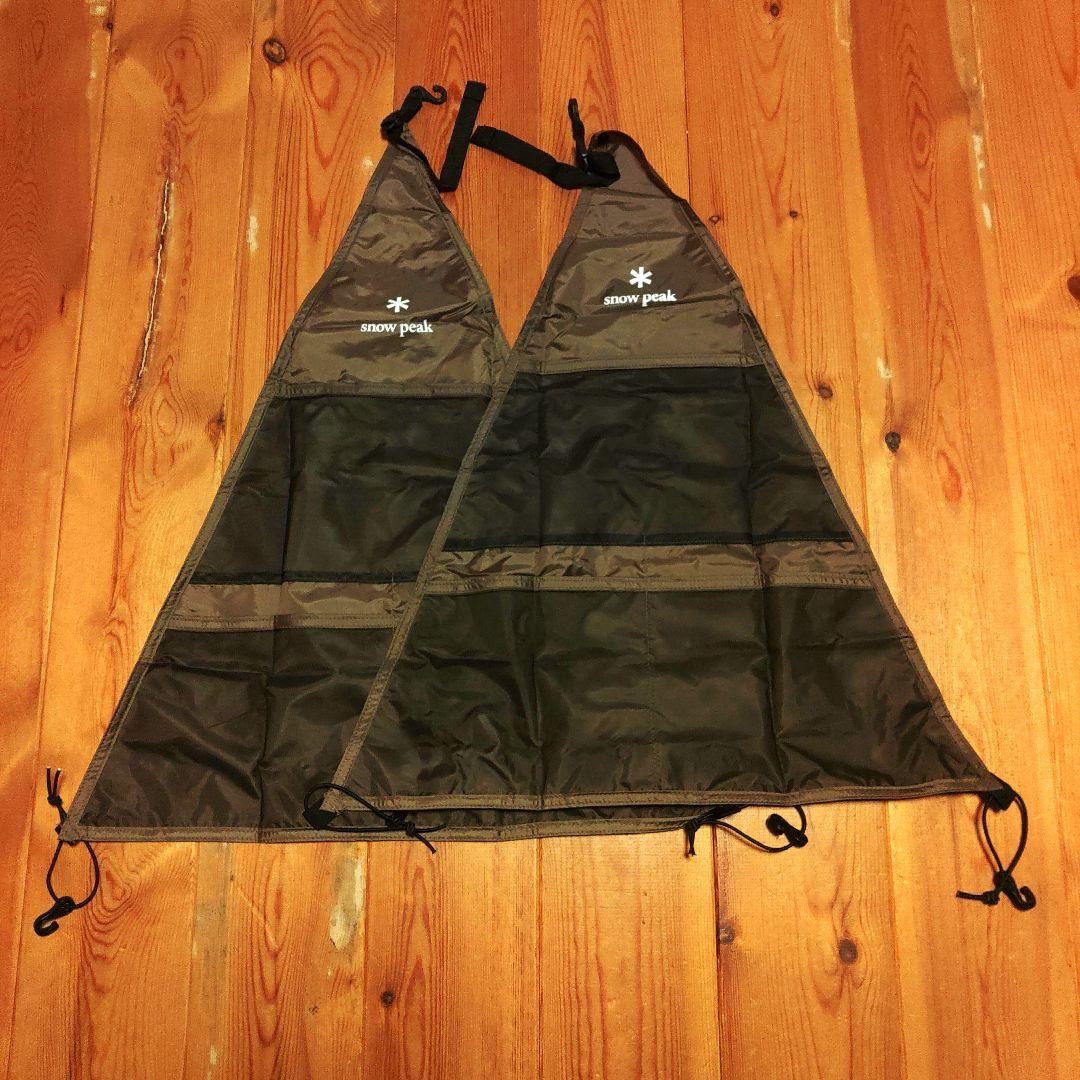 スノーピーク リビングシェル フレーム アップライトポール 三角ポケット