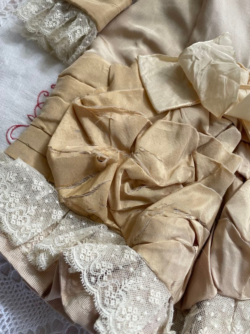 ♡ アンティークビスクドール さんのドレス♡ アンティークドールドレス