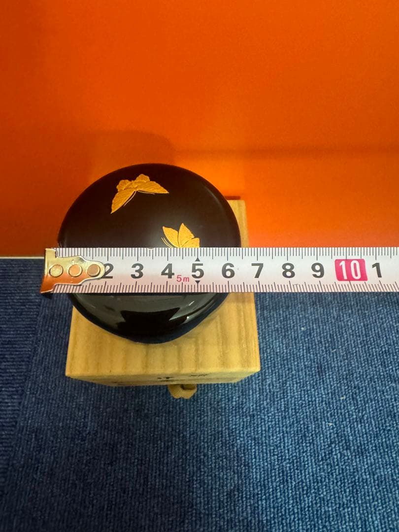 1761 茶道具　蝶蒔絵   棗