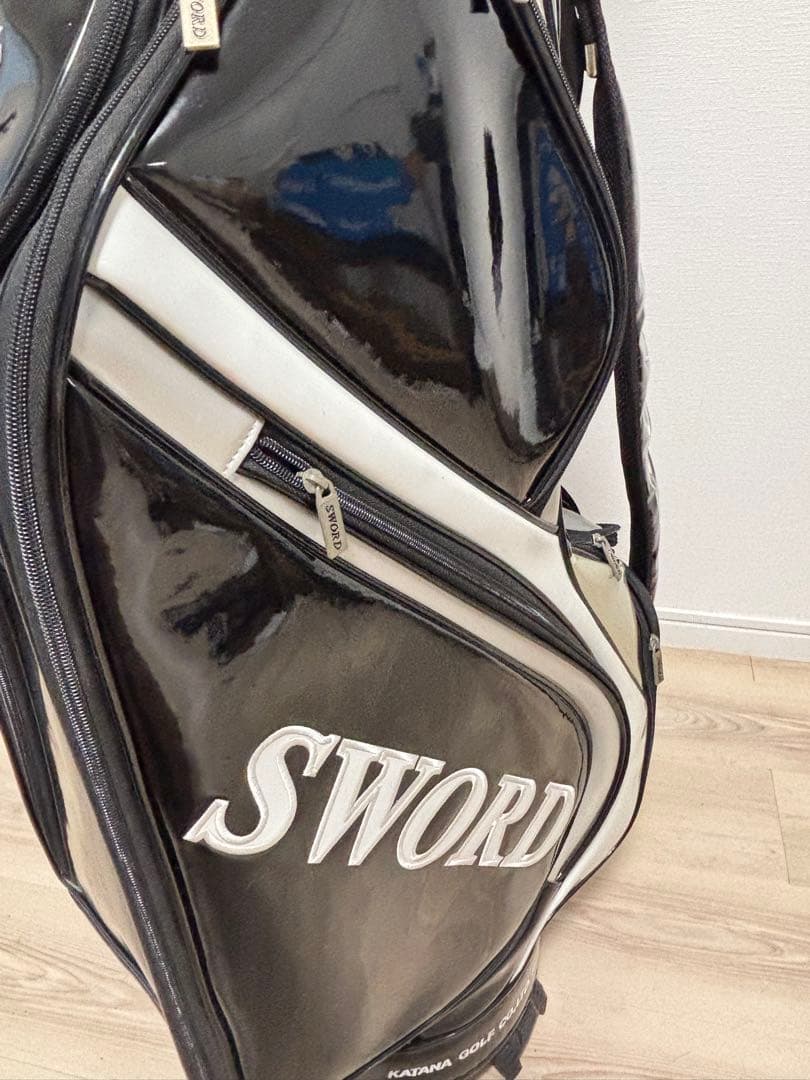 【◎送料無料】 SWORD ゴルフバッグ•キャディーバッグ　ブラック