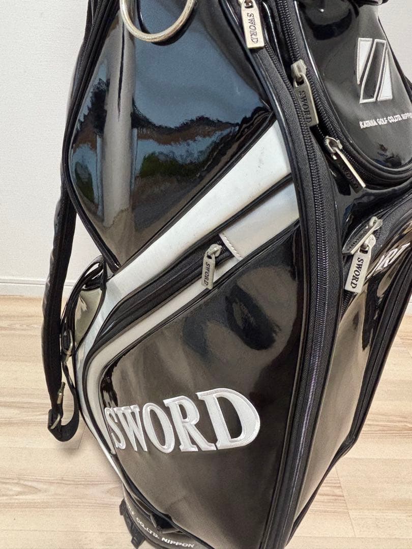 【◎送料無料】 SWORD ゴルフバッグ•キャディーバッグ　ブラック