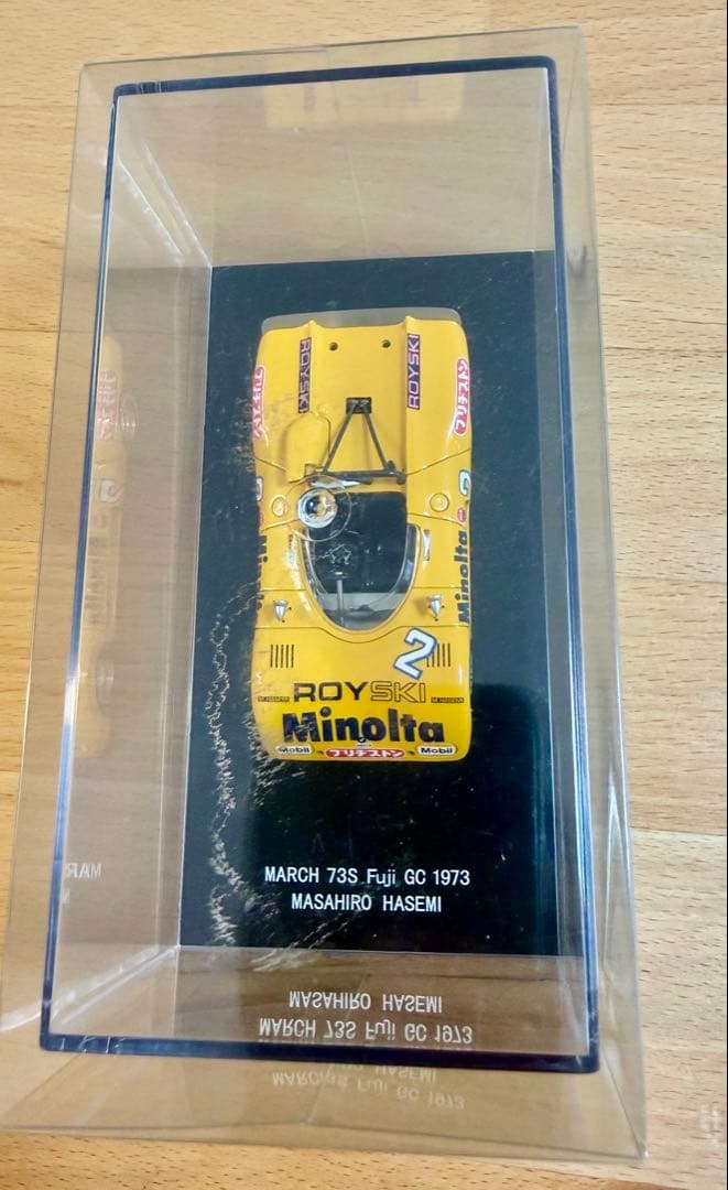 エブロ 1/43マーチ 73S 富士GC1973 長谷見昌弘 ミノルタ　ミニカー