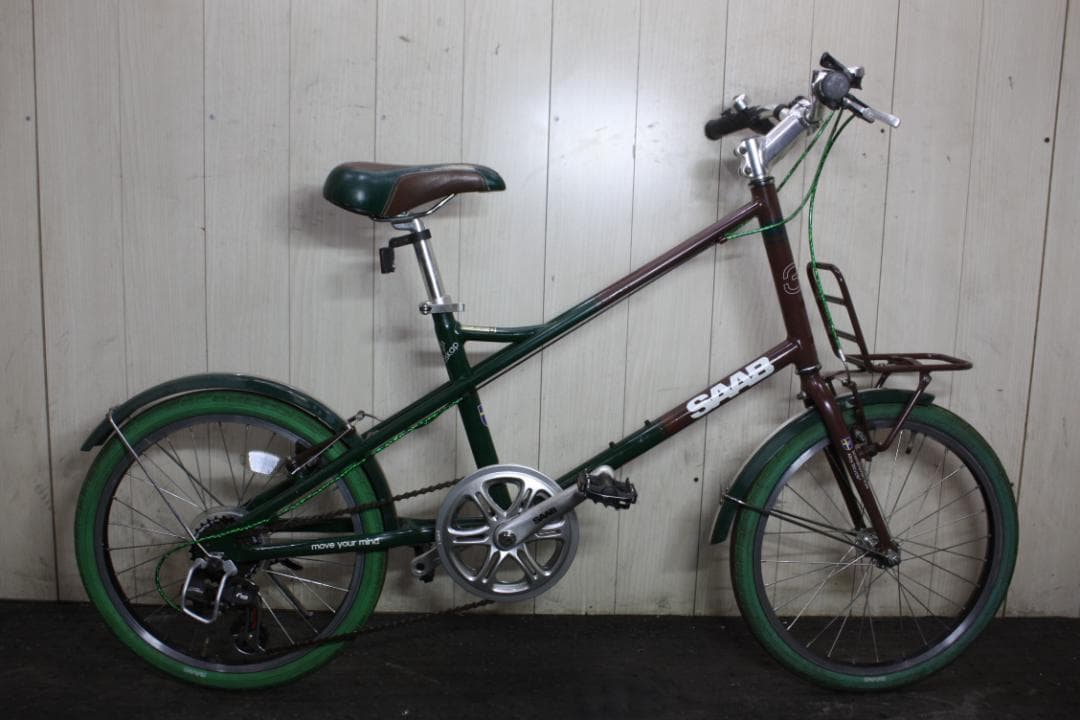 人気！SAAB 20インチ アルミ シマノ6速 360mmミニベロ