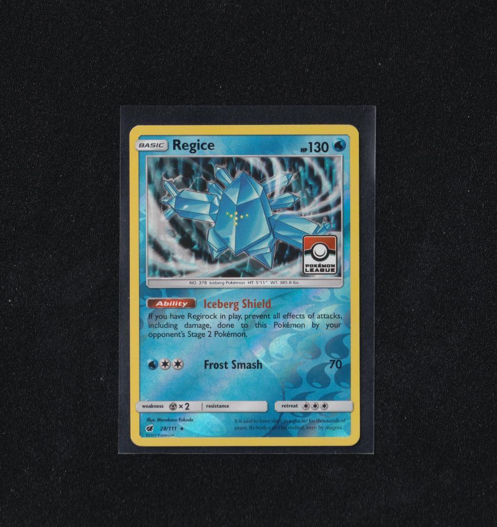 英版レジスチル/レジアイス/レジロック PokemonLeagueプロモセット