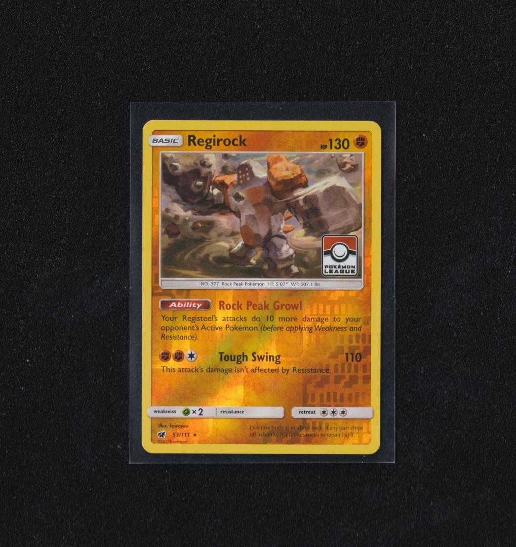 英版レジスチル/レジアイス/レジロック PokemonLeagueプロモセット