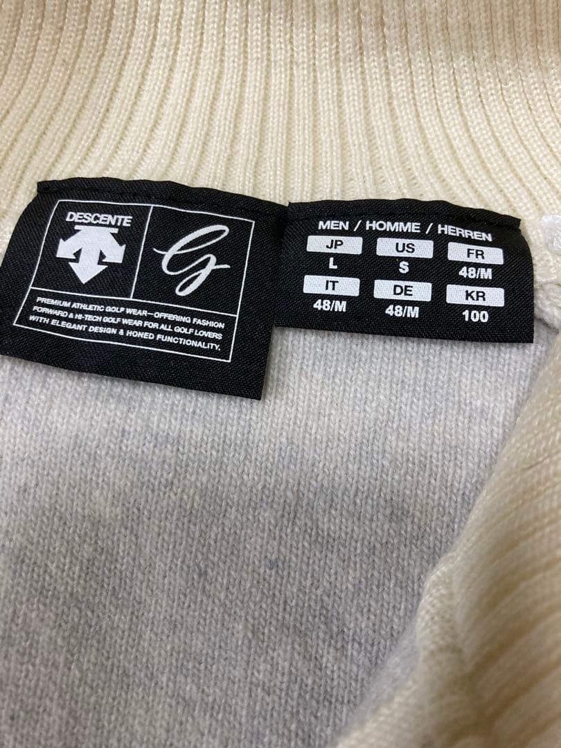 デサント　DESCENTE ゴルフ　ハーフジップセーター