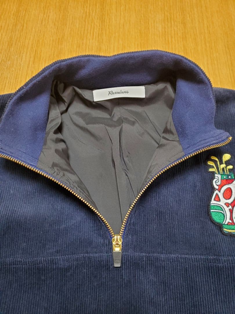 Russeluno ラッセルノ ハーフジップコーデュロイ ジャージ　ジャケット