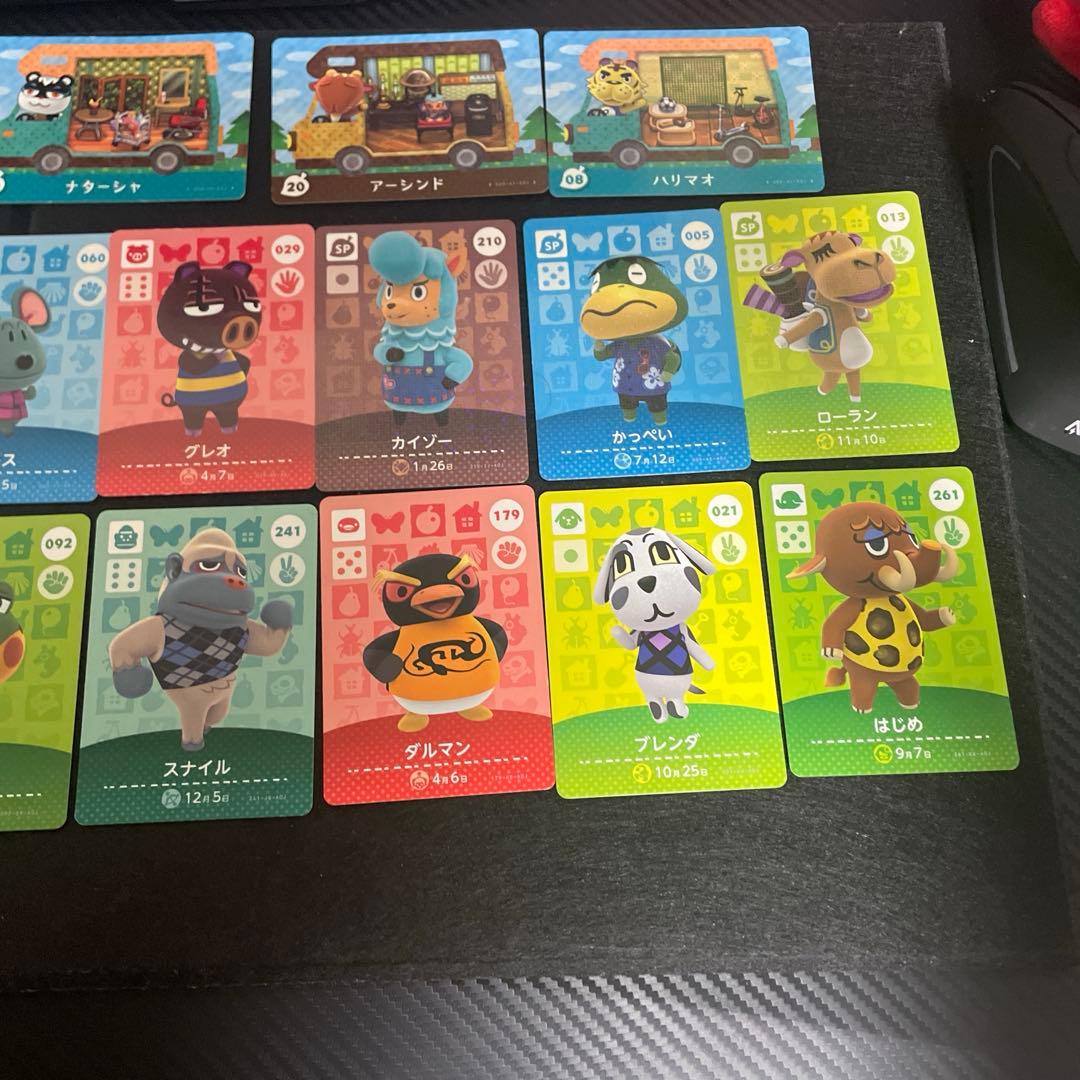 どうぶつの森amiiboカード大量セット バラ売り⭕️ 1枚300円から