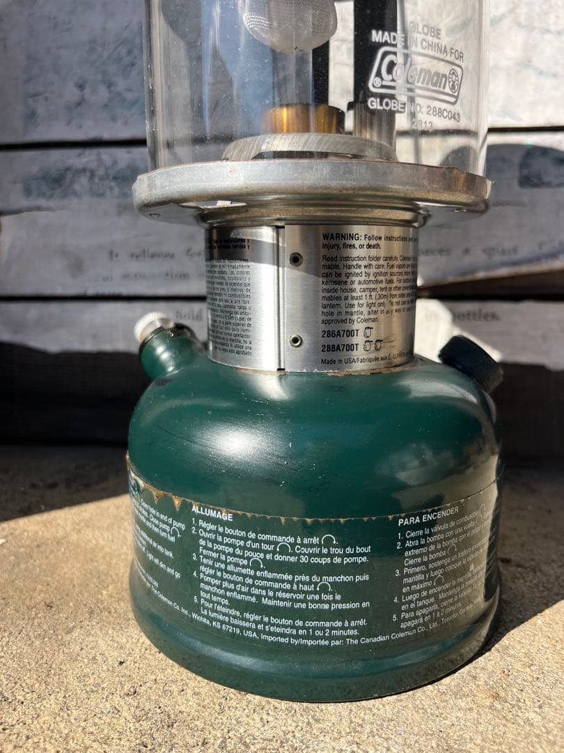 【週末お値下げ】USA94年製 Coleman ケロシン化ランタン