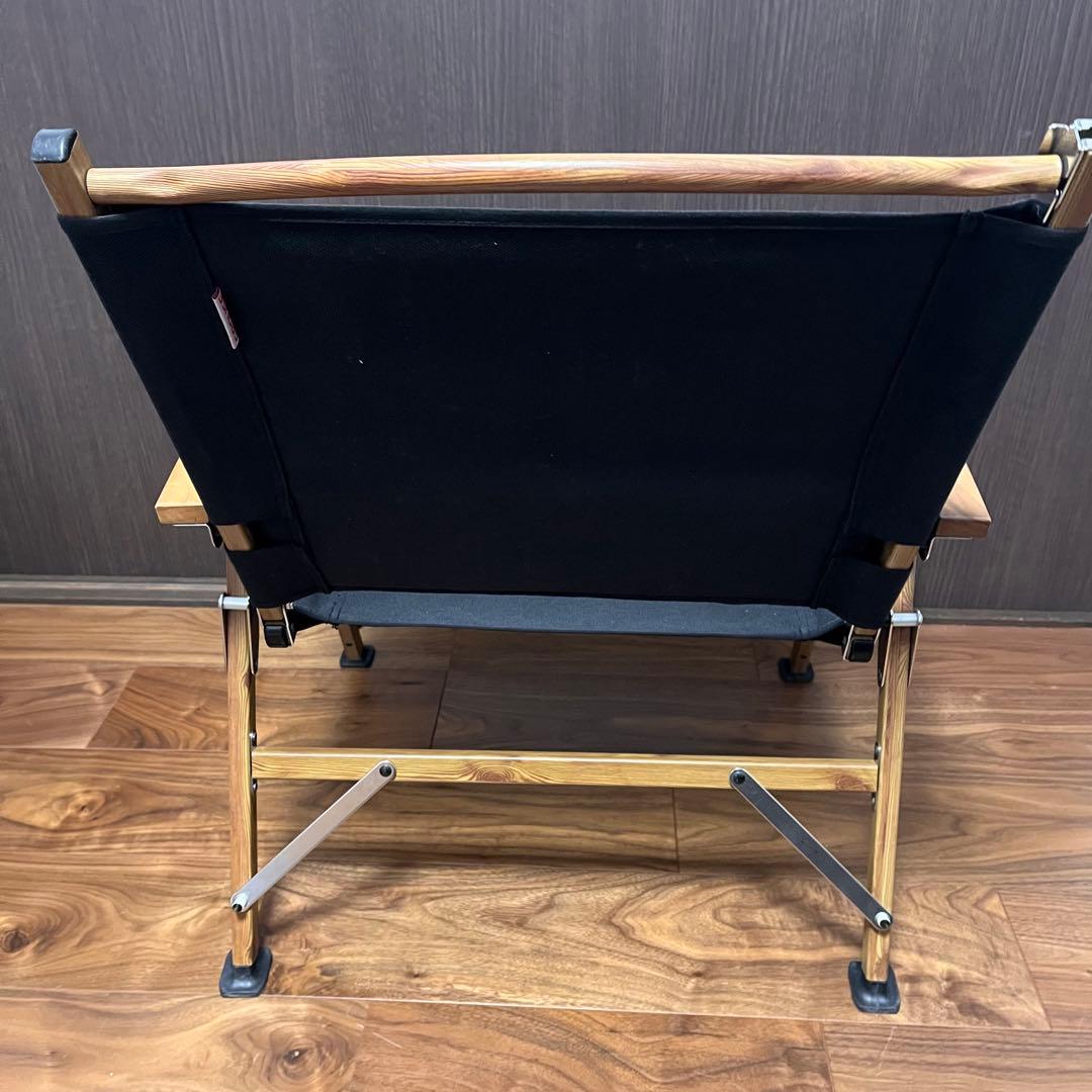 GROUSE グラウス アウトドアチェア キャンプチェア ローチェア ブラック