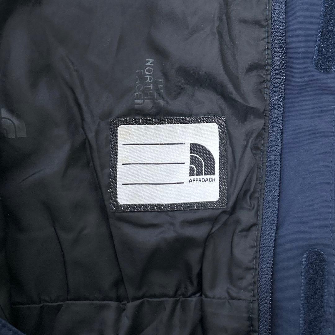 【ママさん】ノースフェイス スクープビブ スノーパンツ 紺 150