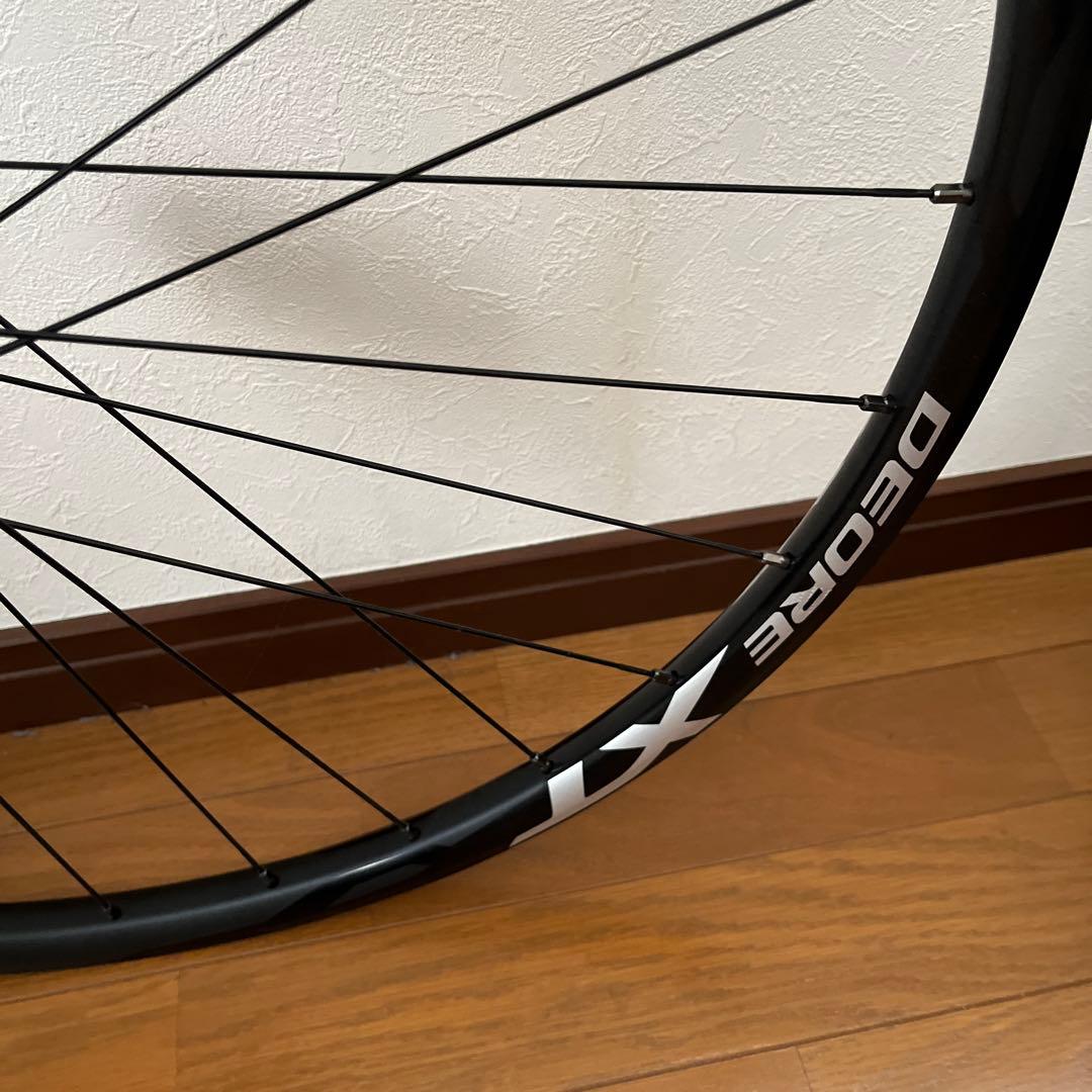 Shimano DEORE XT 完組ホイール ブラック　フロントのみ