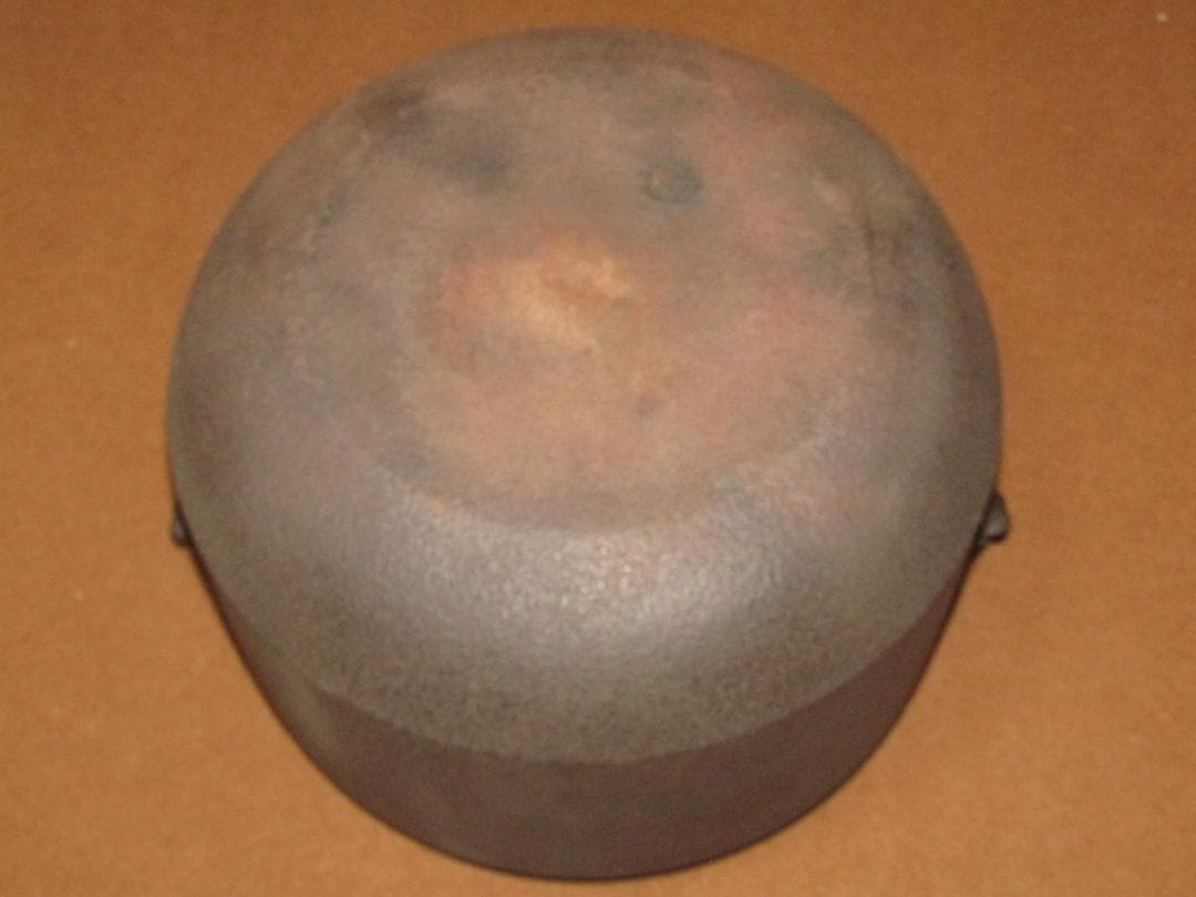 人間国宝【刷毛目広口釜　釜師・高橋敬典】茶道具