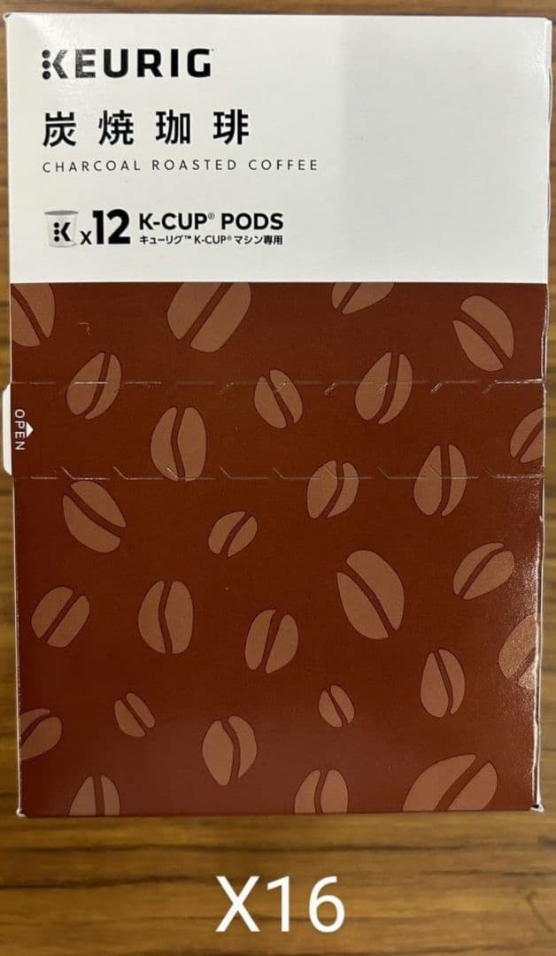 超お得商品～キューリグkカップ　炭焼珈琲　16箱セット