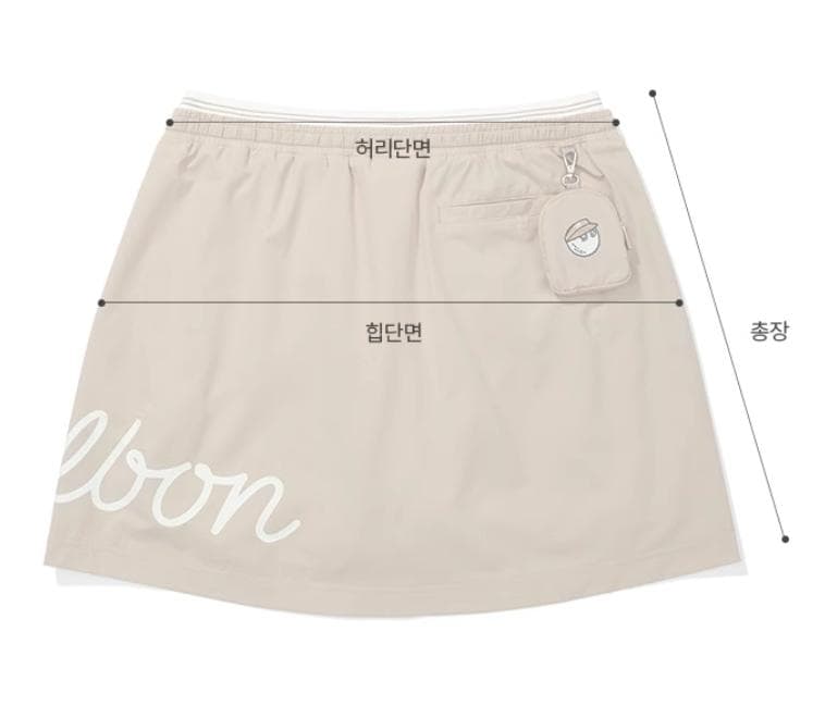 Malbon ゴルフ 2025秋冬 レディース スカート防走光 インナーパンツ付