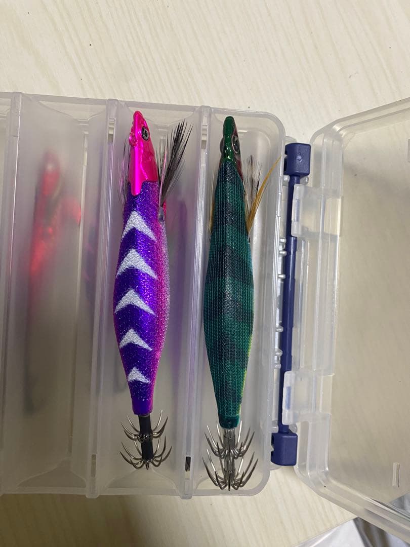 美品　ティップラン用　エギ・餌木 8個セット ケース付き