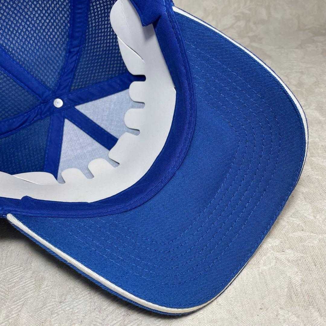 未使用！ 横浜ベイスターズ キャップ 旧ロゴ β ベータ ロイヤル青