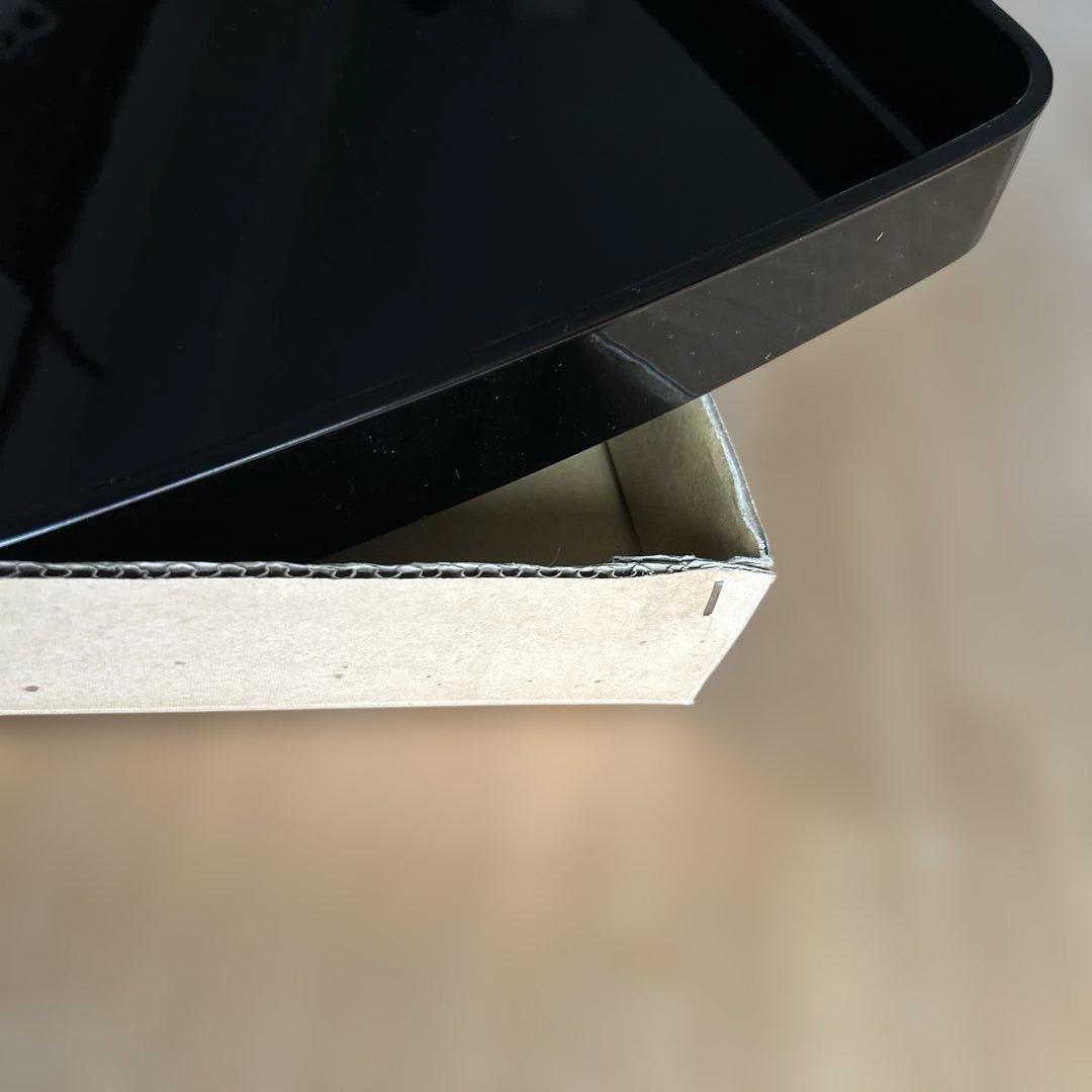 漆塗り黒盆 24500