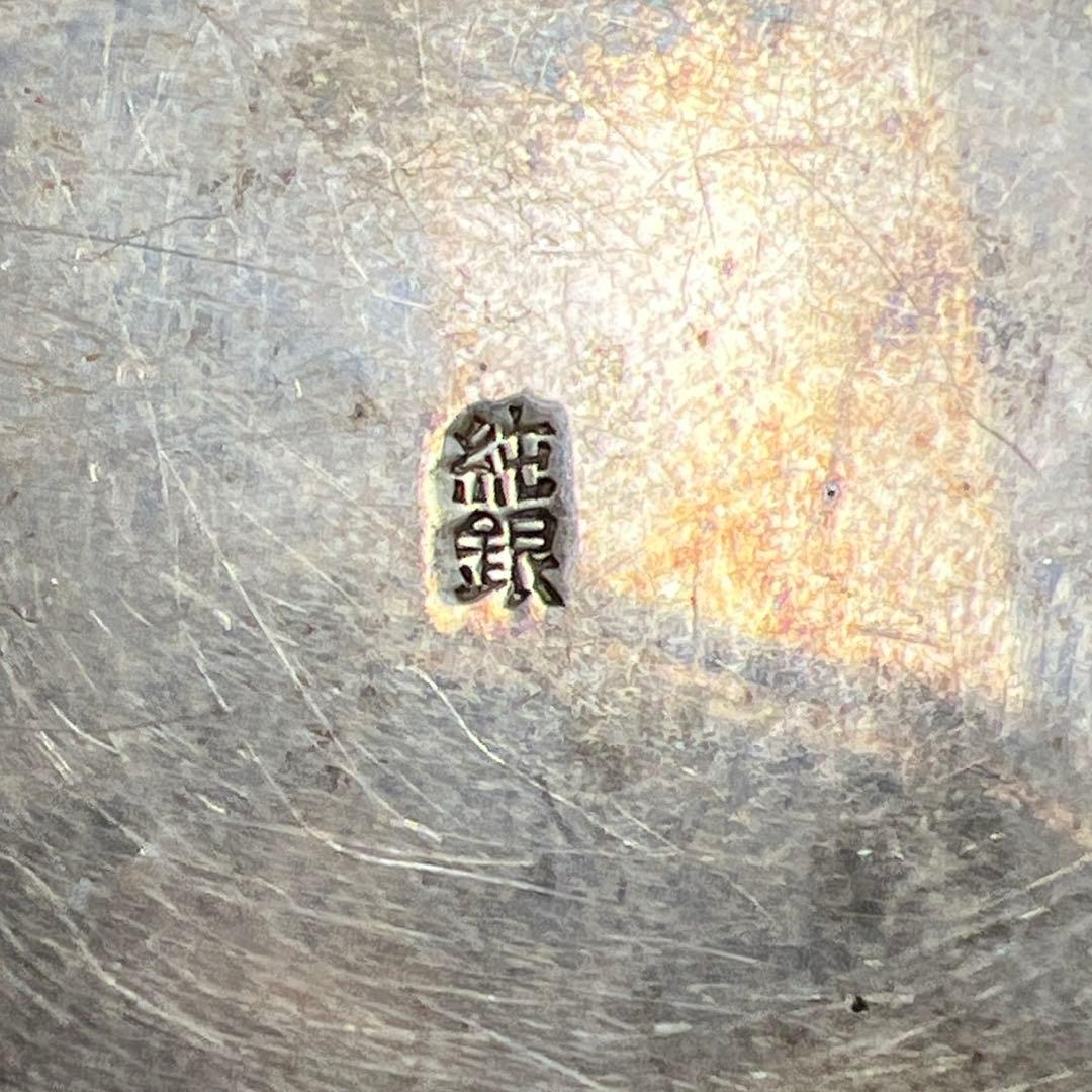 専用純銀　鶴　ボンボニエール　64g/横幅約7㎝　東Y7-1208☆1Fトヒウル