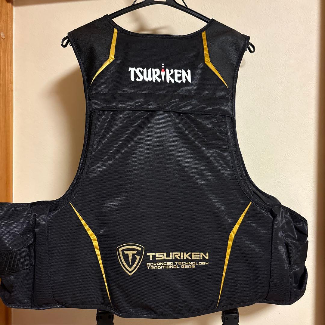 TSURIKEN TV222 ライフジャケット ブラック