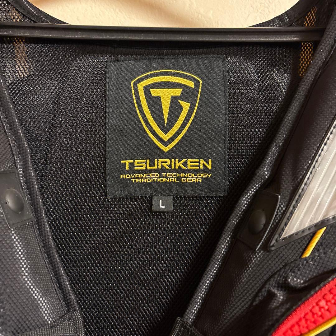 TSURIKEN TV222 ライフジャケット ブラック