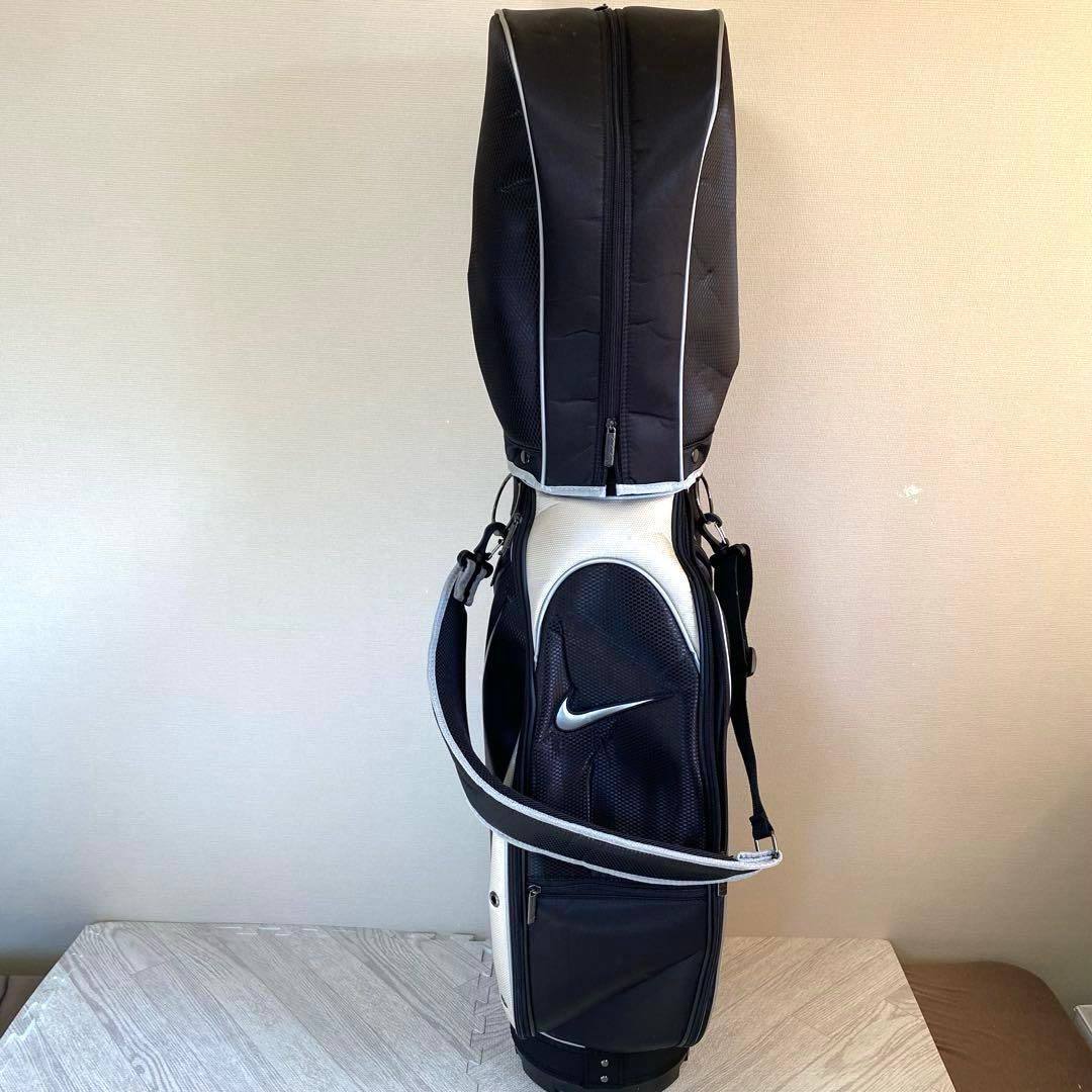 NIKE ナイキ　キャディバッグ　黒　白　ゴルフバック