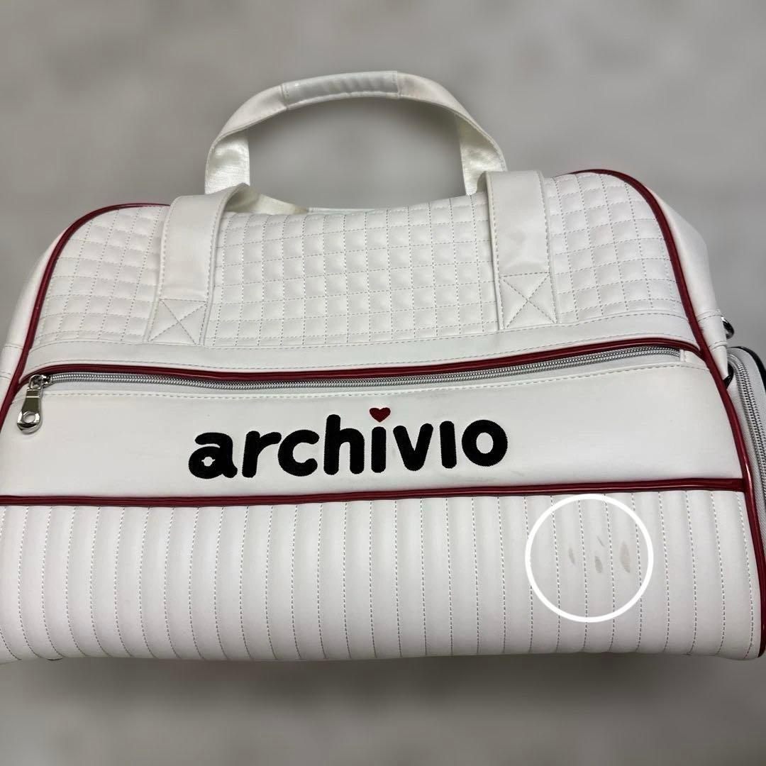 archivio ゴルフ　ロッカーバッグ ホワイト