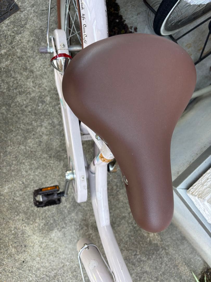 【受け取り限定】Coco Cafe 子供用自転車 ピンク　ブラウン　18インチ