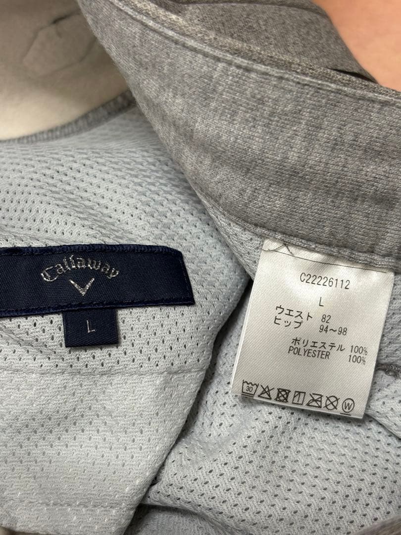 L ☆新品タグ付☆ キャロウェイ／Callaway ジョガーパンツ／　グレー