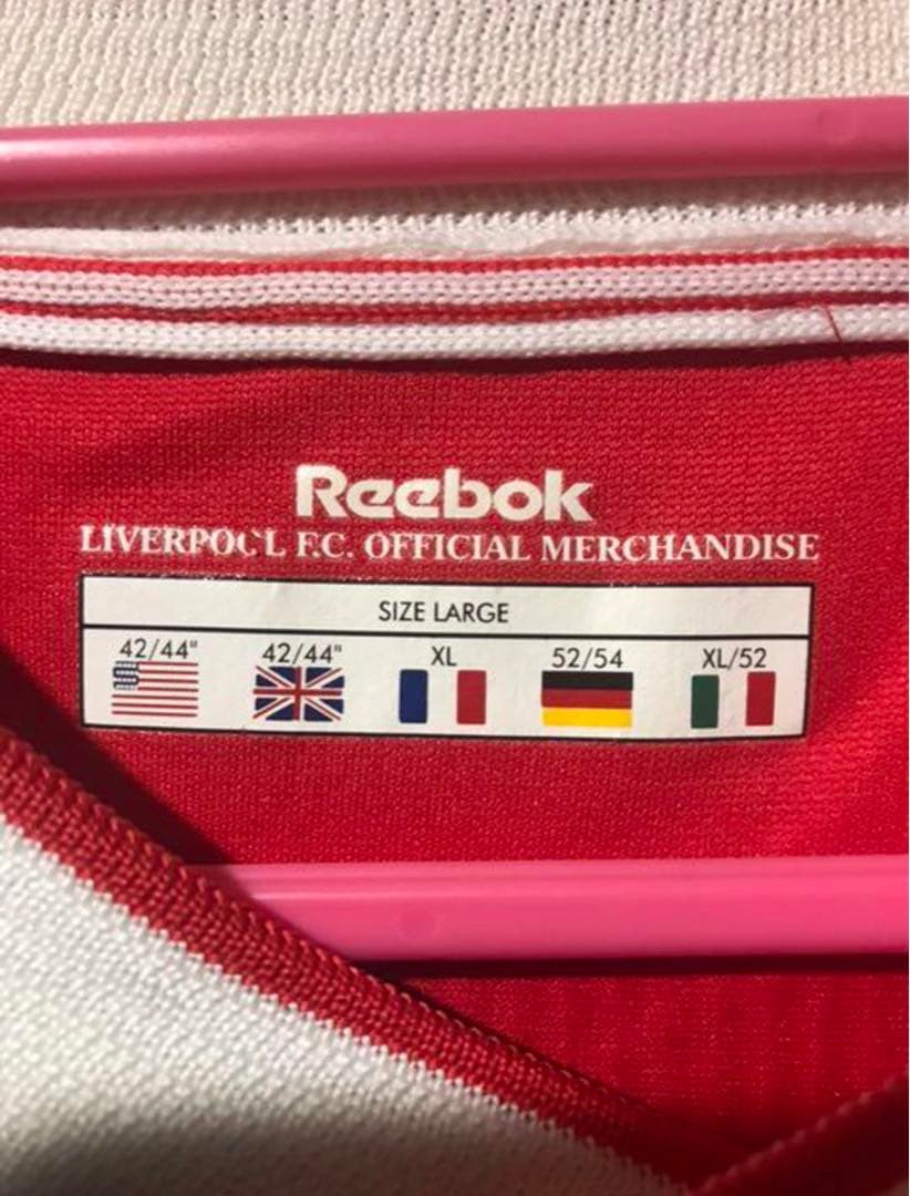 リバプール03/04シーズンの長袖ユニホーム