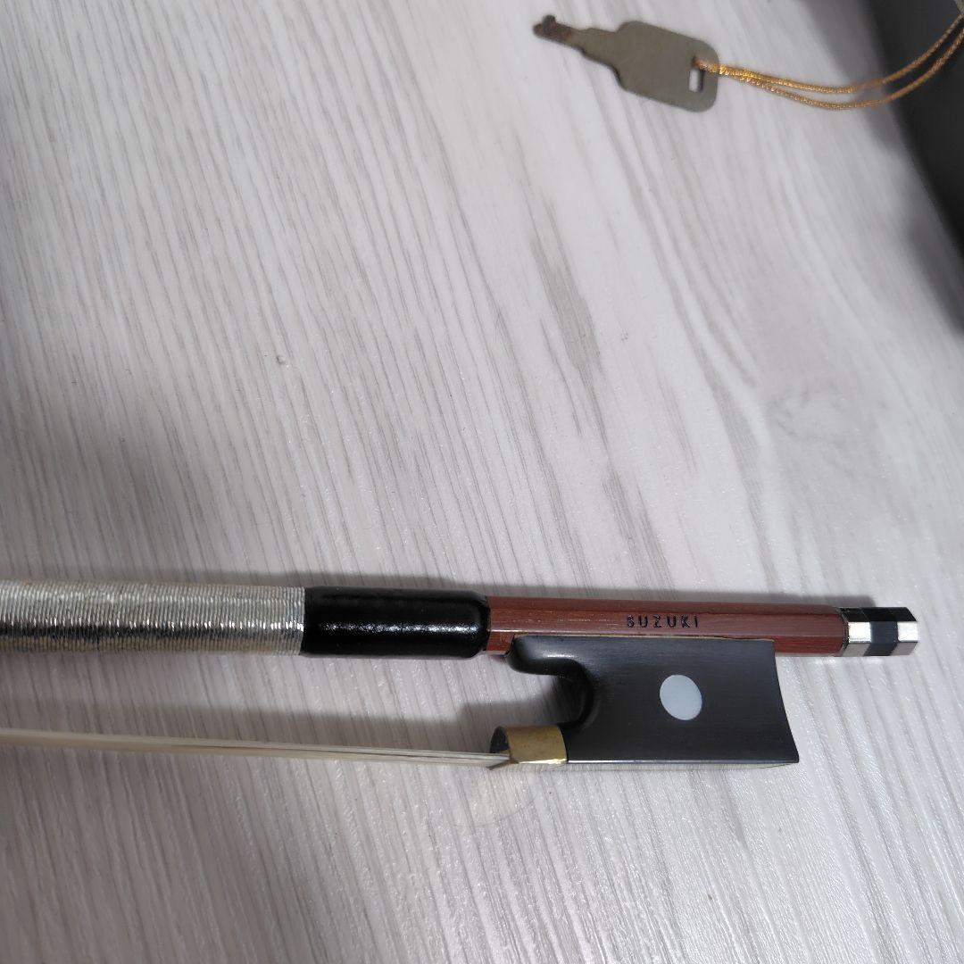 4/4 No.280 SUZUKI VIOLIN 弓・肩当て付