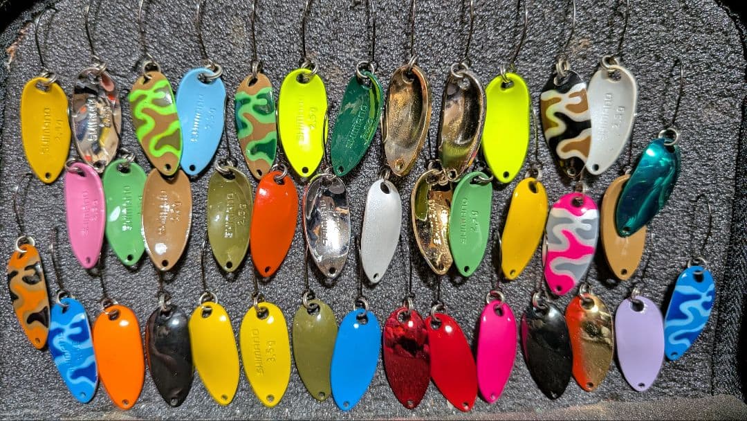 美品 シマノ カーディフ スプーンセット 138枚 管釣り