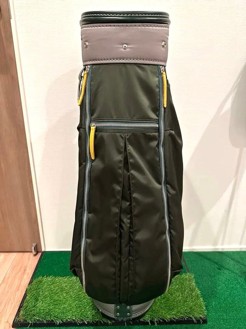 考英舎　キャディバッグ　ハンドメイド　高密度ツイルナイロン